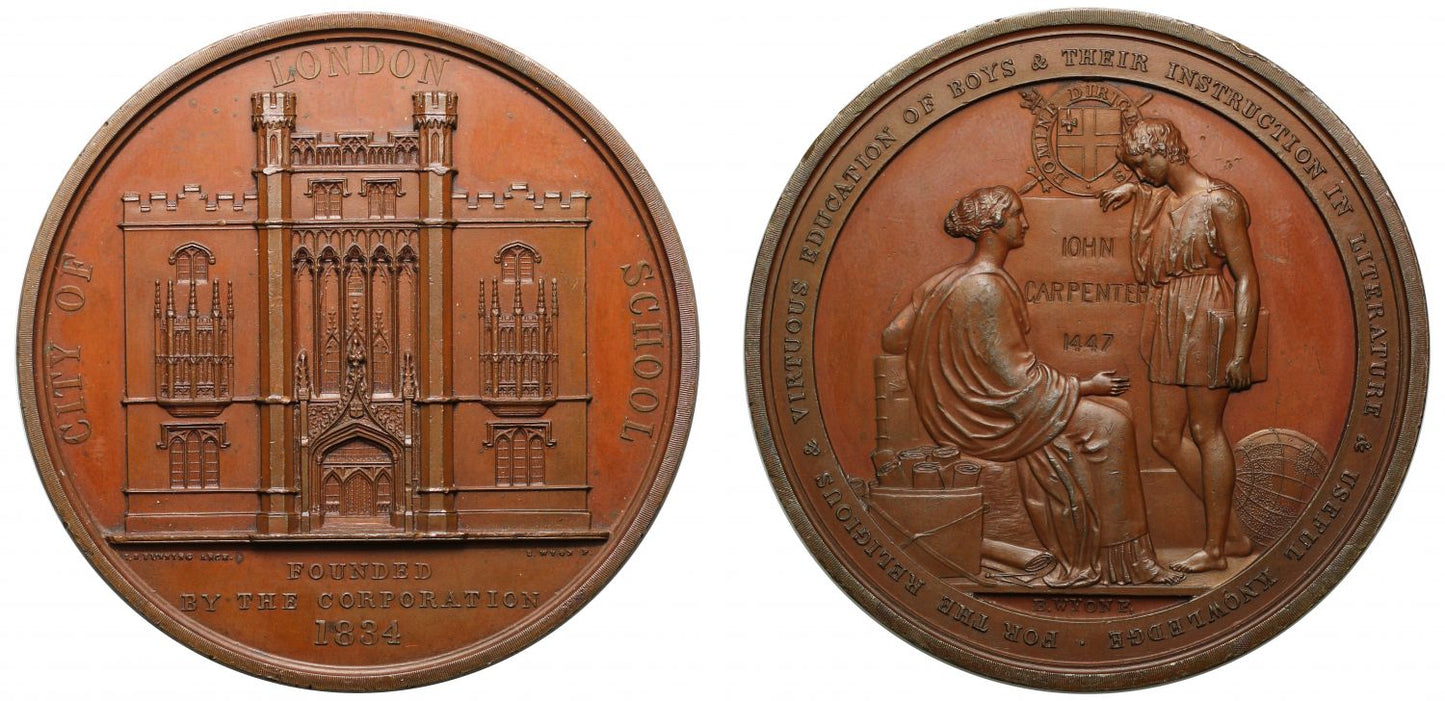 City of London School, 1834.