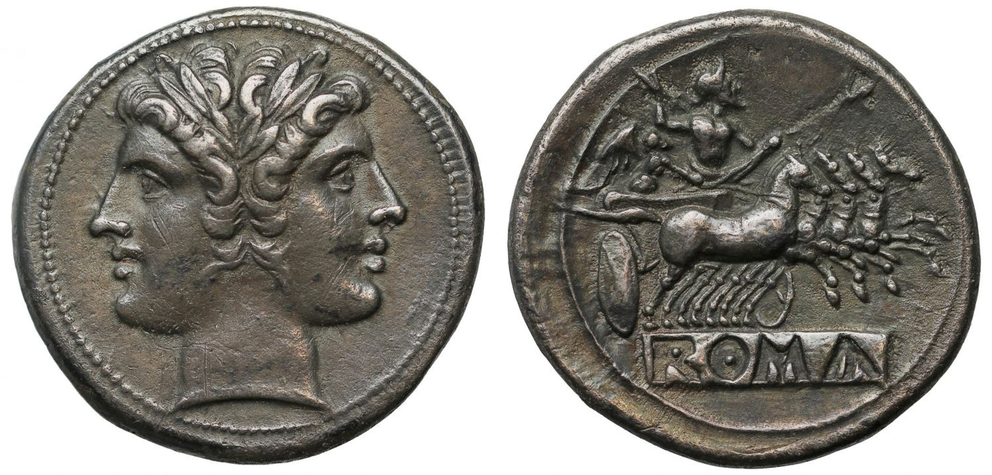 Roman Republic, Anonymous, Silver Didrachm.