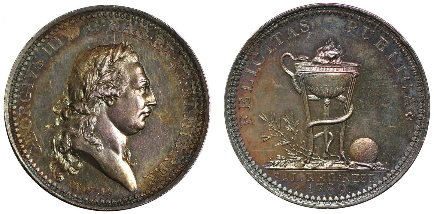 George III, Recovery from Illness, 1789.