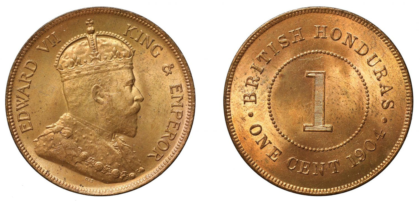 British Honduras, Cent, 1904