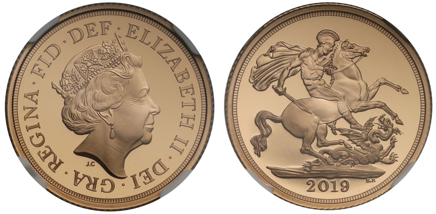 Elizabeth II 2019 proof Sovereign PF70 ULTRA CAMEO