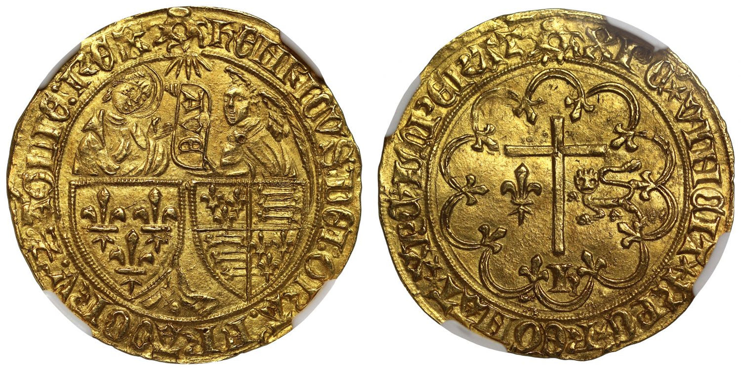 Anglo Gallic, Henry VI Salut d'Or, Le Mans, MS64
