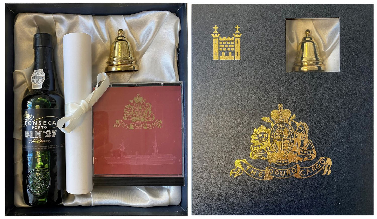 Victoria 1855 Sovereign, WW incuse, ex Douro Cargo, presentation gift set