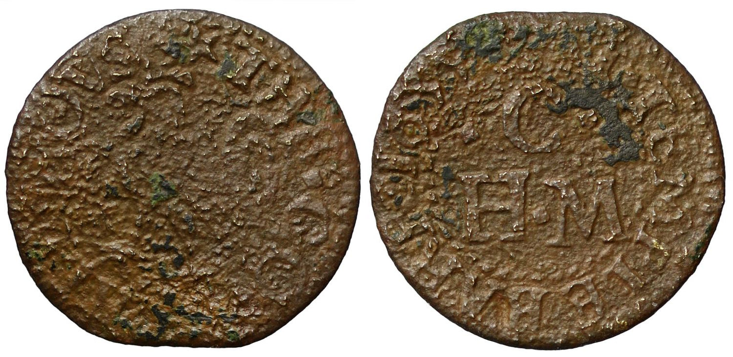17th Century London Token, Temple Bar Fleet Street, Cock Ale House 1655