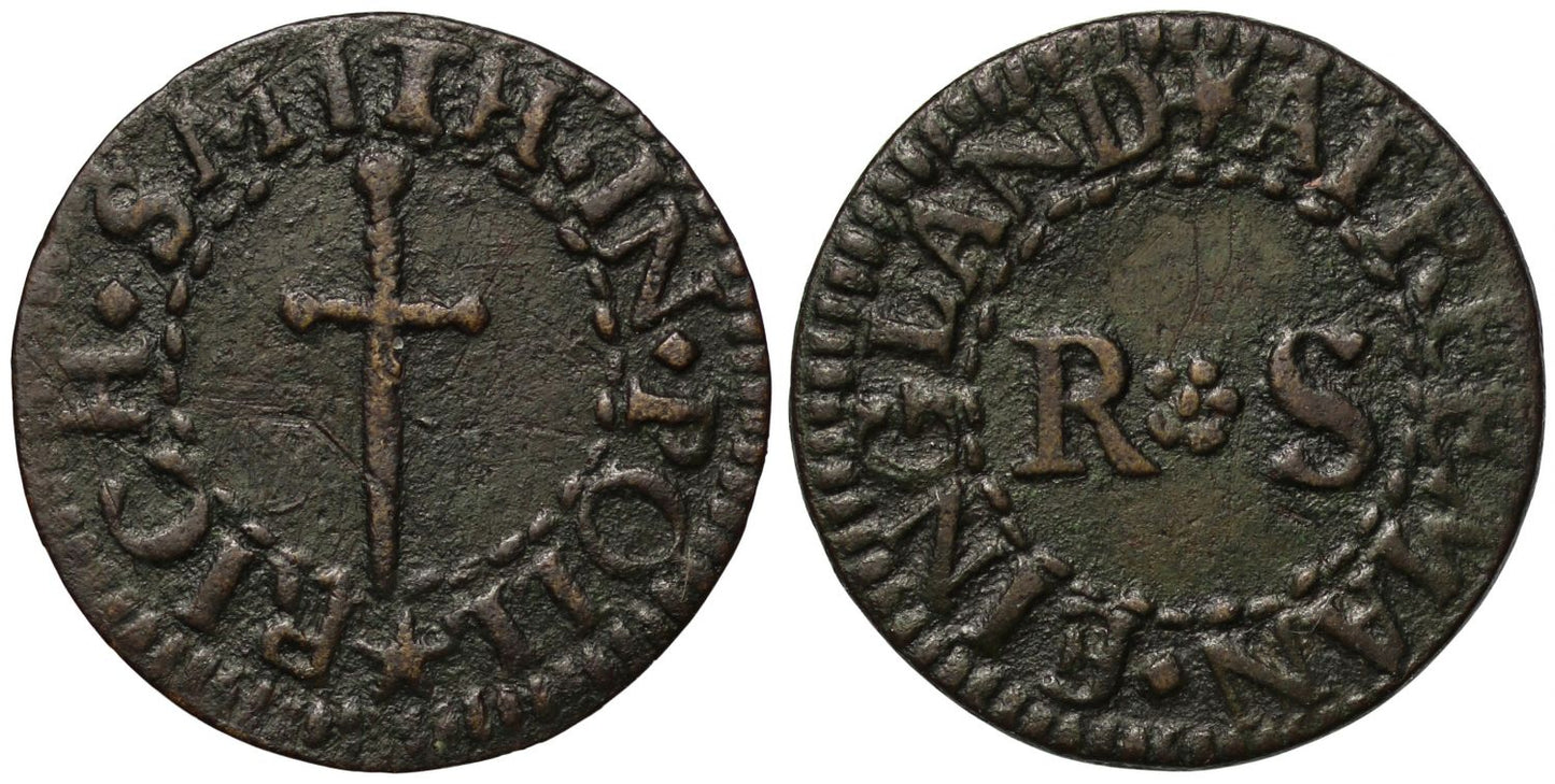 Dorset 17th century Token, Poole, Richard Smith, Farthing, undated, Freeman