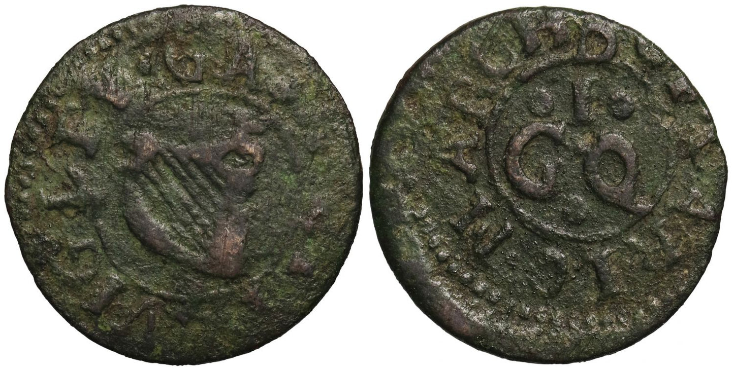 Ireland, Co Carlow, 17th century Token, Garrett Quigley, Carlow, Penny