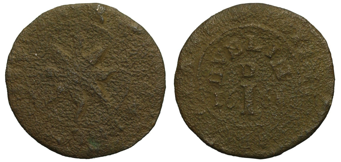 Ireland, Dublin, 17th century Token Penny, Hugh Preston, 1666 St Georges Lane