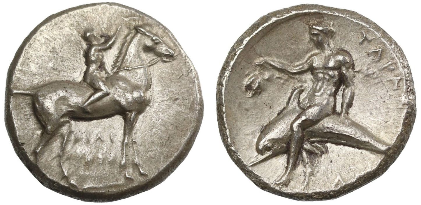 Calabria, Tarentum, Silver Nomos.