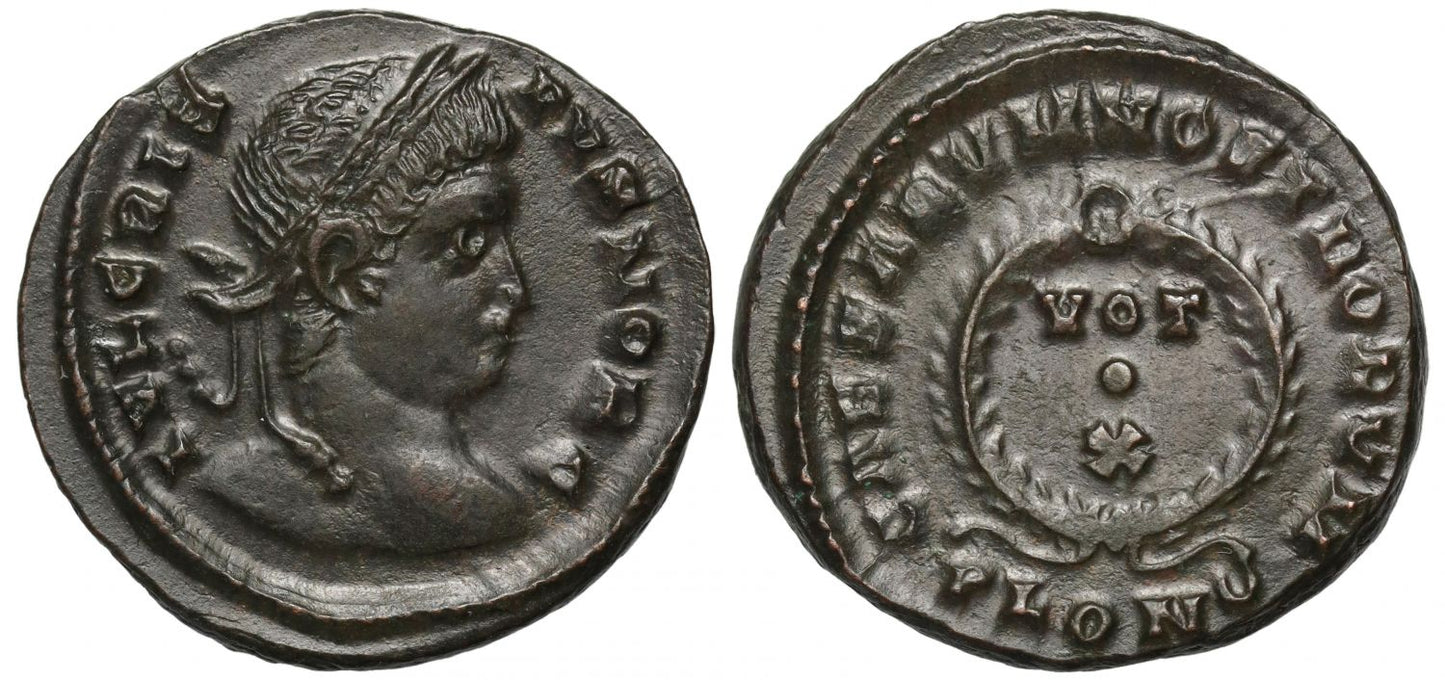 Romano-British Interest - London Mint, Crispus, Caesar, Æ 3, London.