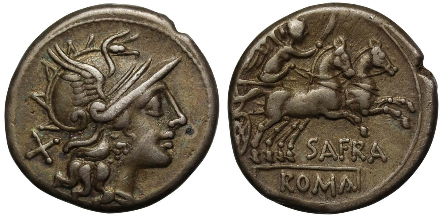 Spurius Afranius, Silver Denarius.