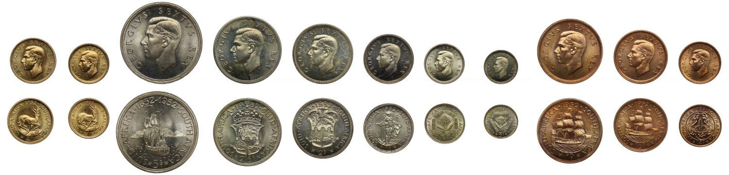 South Africa, George VI 1952 proof Set