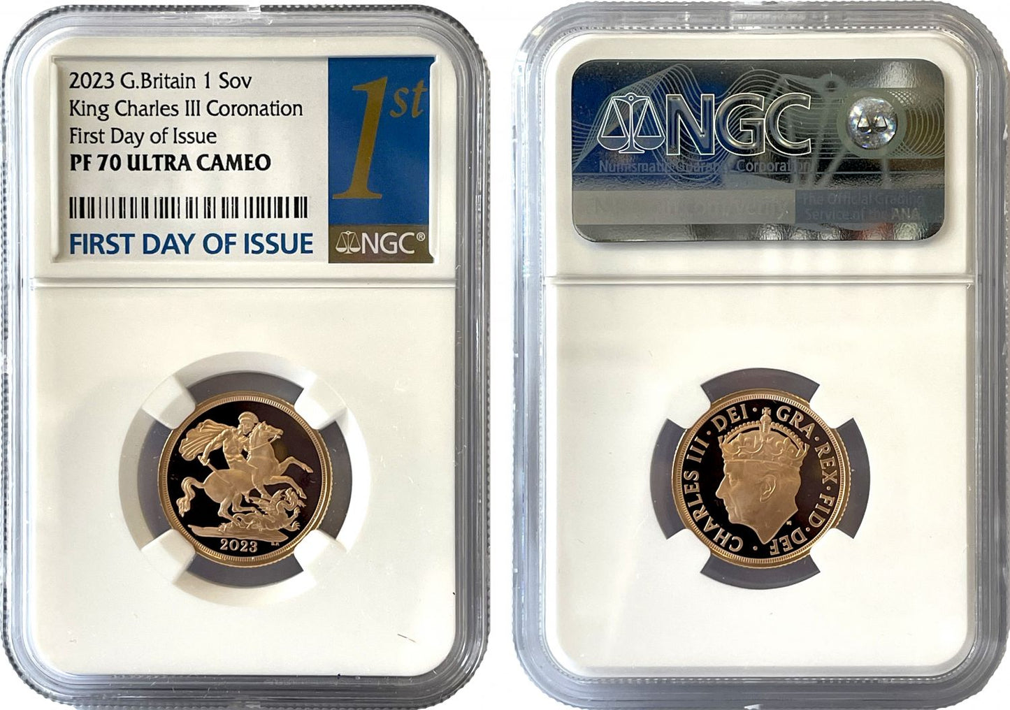 * Charles III 2023 PF70 FDI Coronation Sovereign