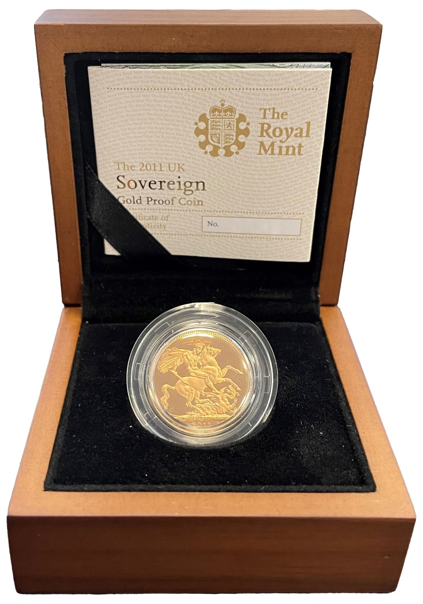 Elizabeth II 2011 proof Sovereign