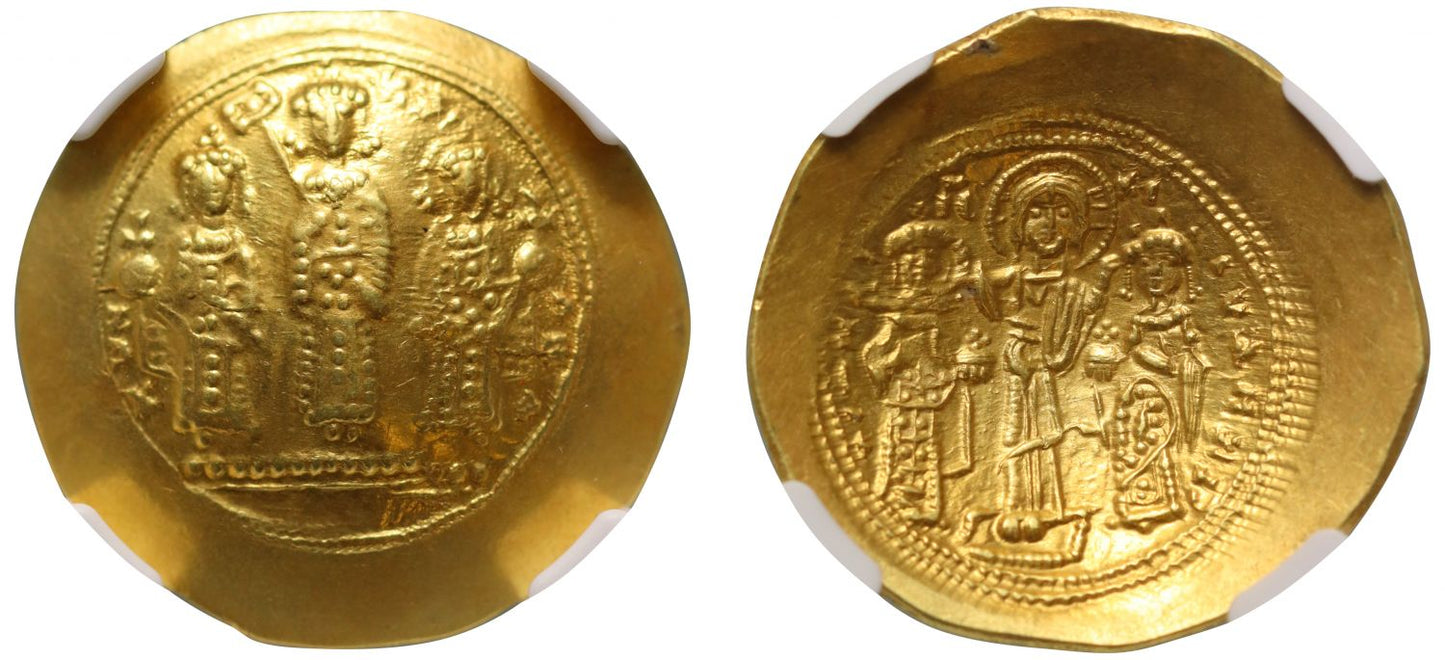 NGC Ch AU 4/5 2/5 | Romanus IV, Diogenes (1068-1071), gold Histamenon.