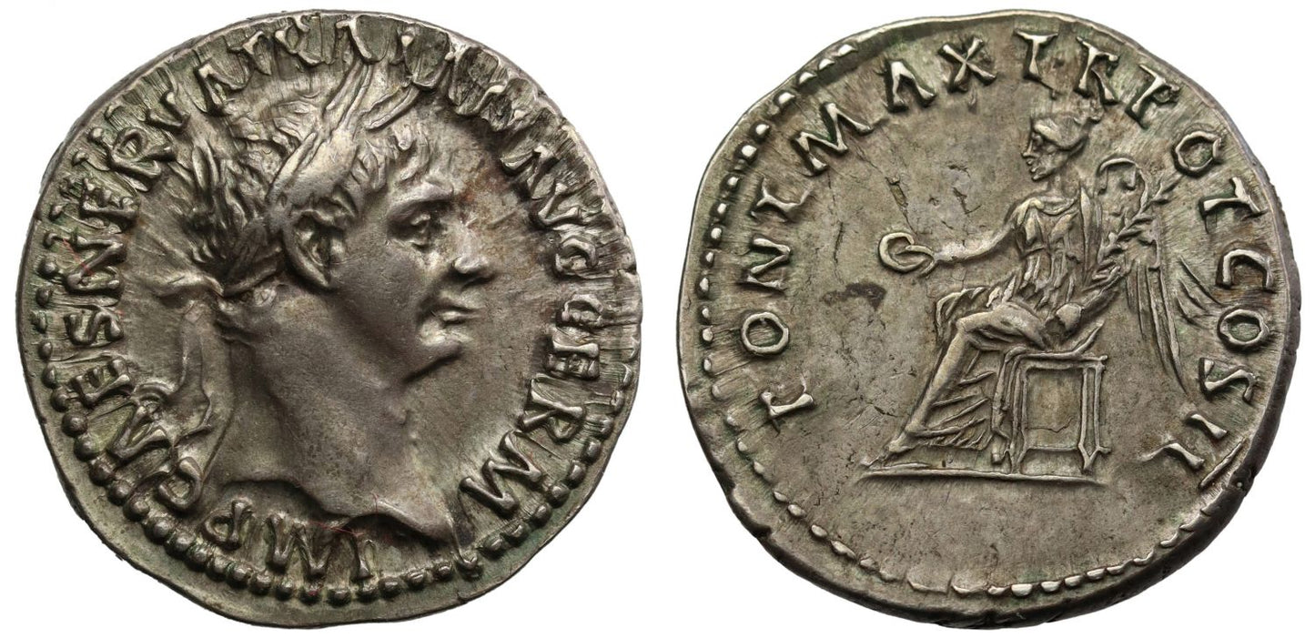 Trajan, Silver Denarius, Victory.