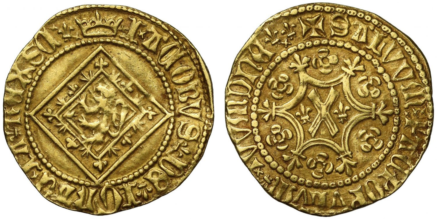 Scotland, James I gold Demy of 9 Shillings, reverse with chain link circles