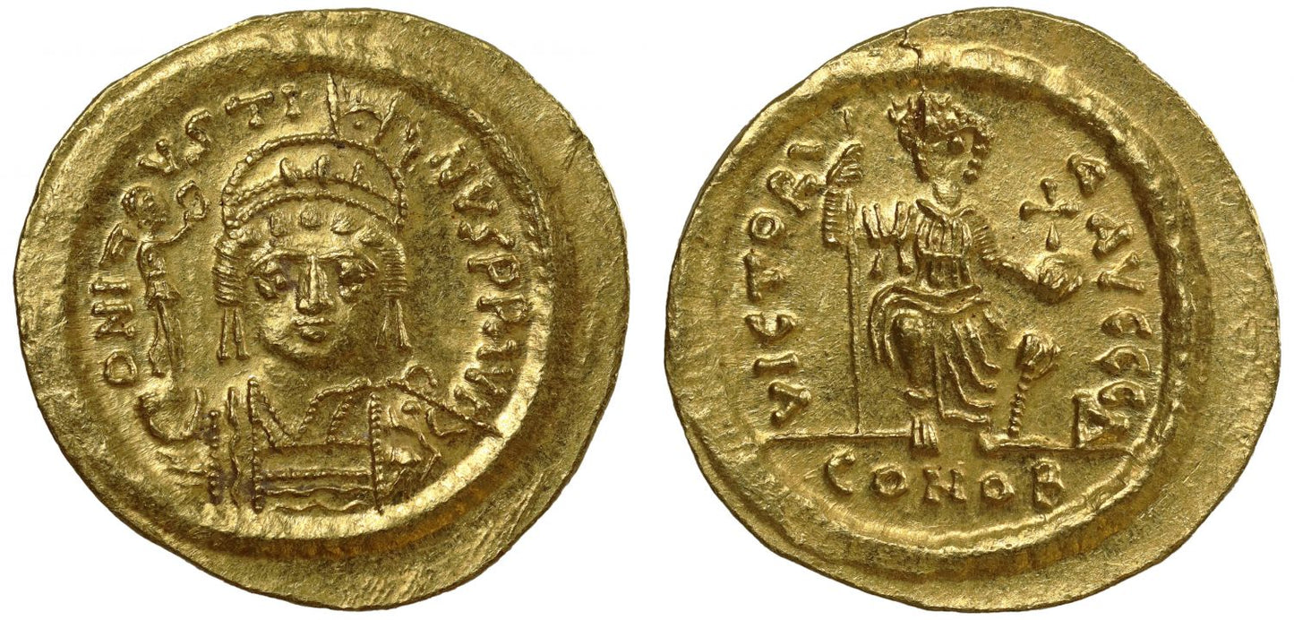 Justin II, Gold Solidus.