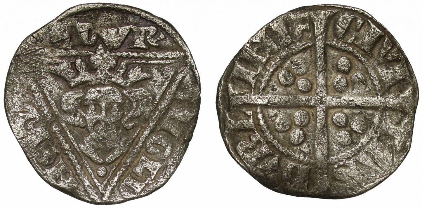Ireland, Edward I Long Cross Penny, Dublin Mint, type IVa