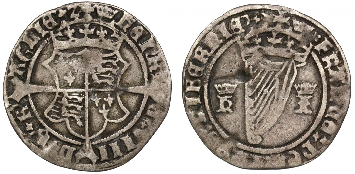 Ireland, Henry VIII Groat, 1st harp issue, with Jane Seymour