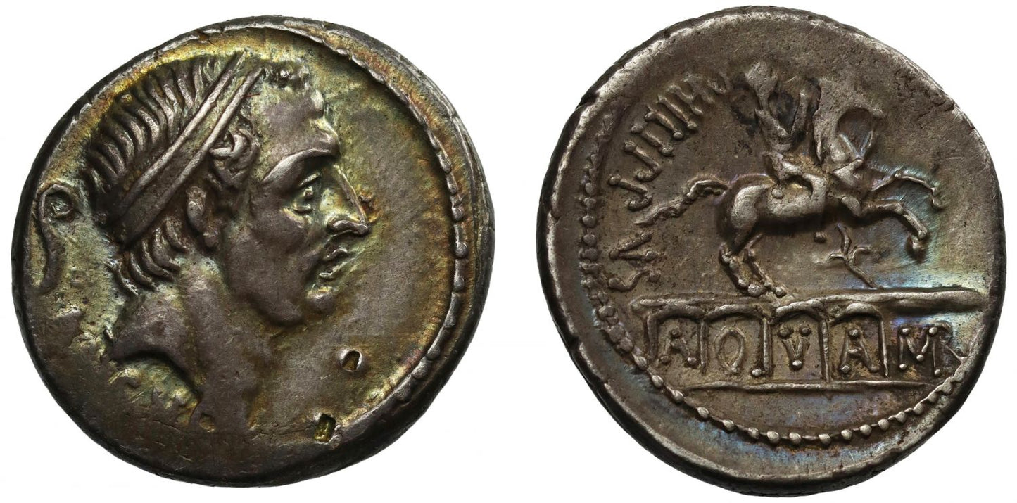 L. Marcius Philippus, Silver Denarius