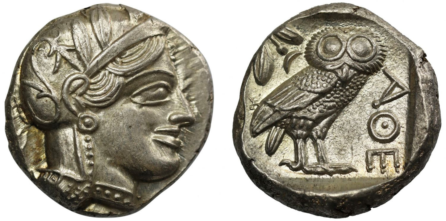 Athens, Silver Tetradrachm, c. 440-404 BC, NGC MS 5/5 5/5.