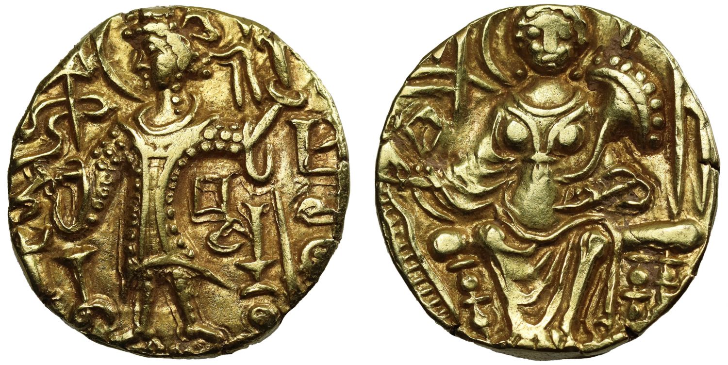 Kushan Empire, Kipanada, Gold Dinar.
