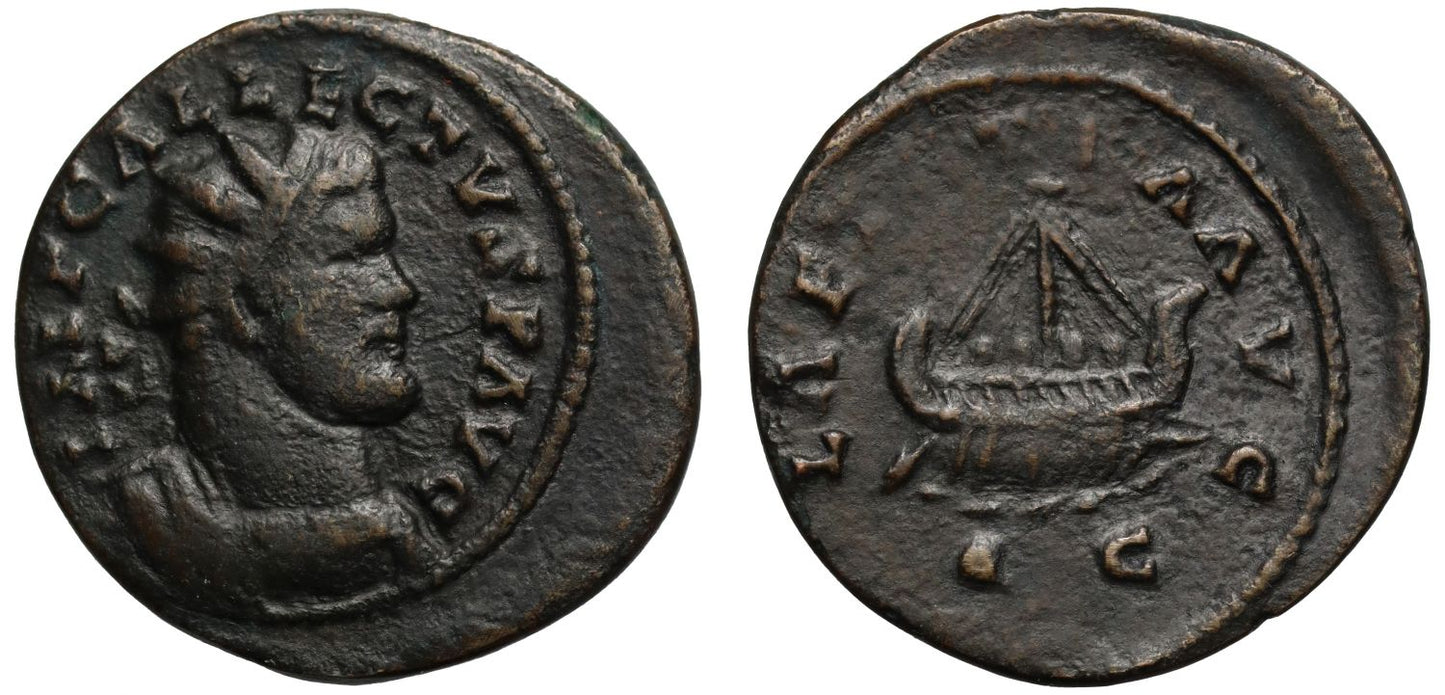 Romano-British Interest, Allectus, AE Quinarius.