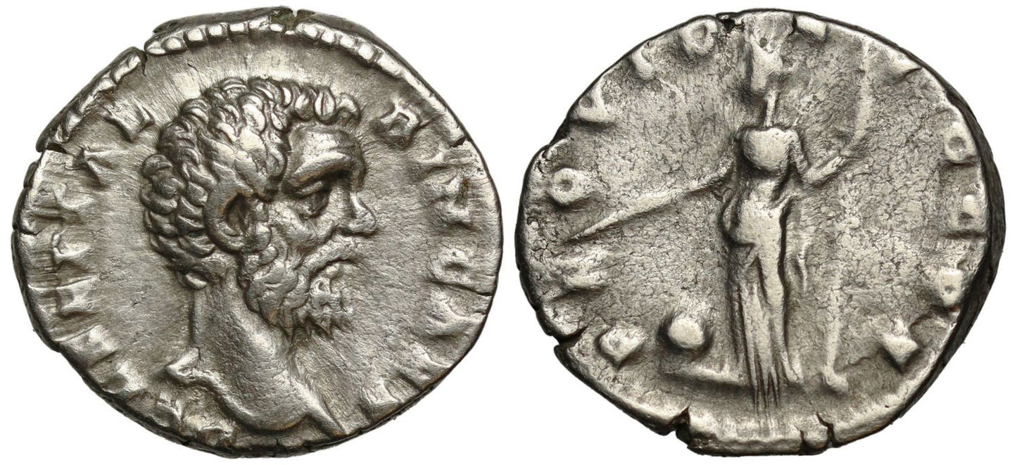 Romano-British Interest, Clodius Albinus, Caesar and Former Governor of Britain, Silver Denarius, Providentia.