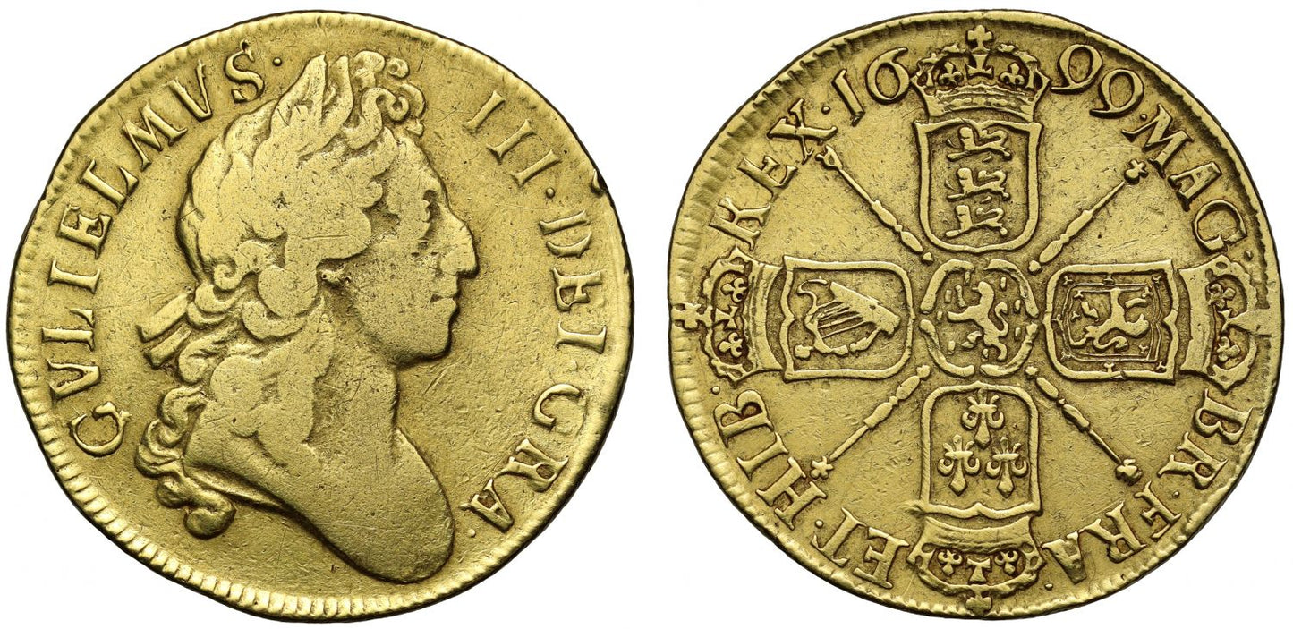 William III 1699 Guinea, one of the rarest dates of the reign