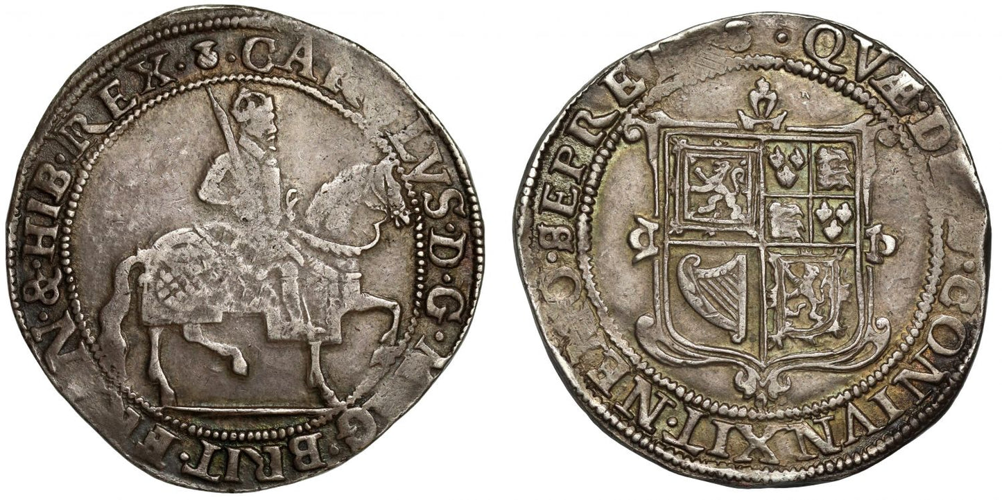 Scotland, Charles I Thirty-Shillings, 1st coinage, 'SEPRET' legend error