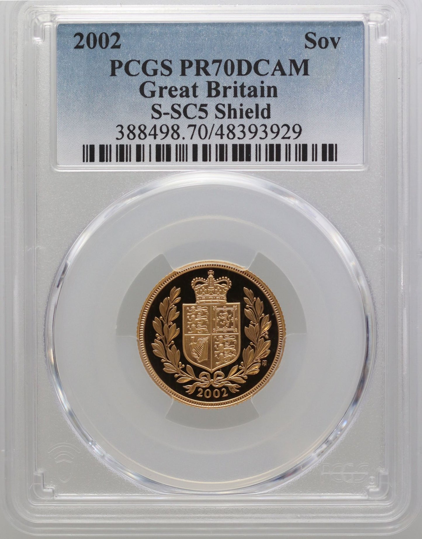 Elizabeth II 2002 PR70 DCAM Sovereign Jubilee