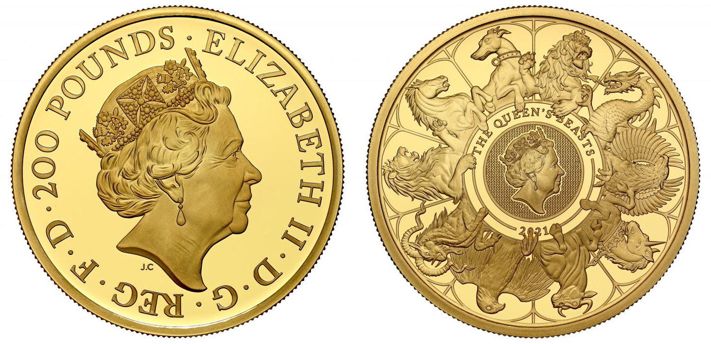 Elizabeth II 2021 gold proof 2oz Completer