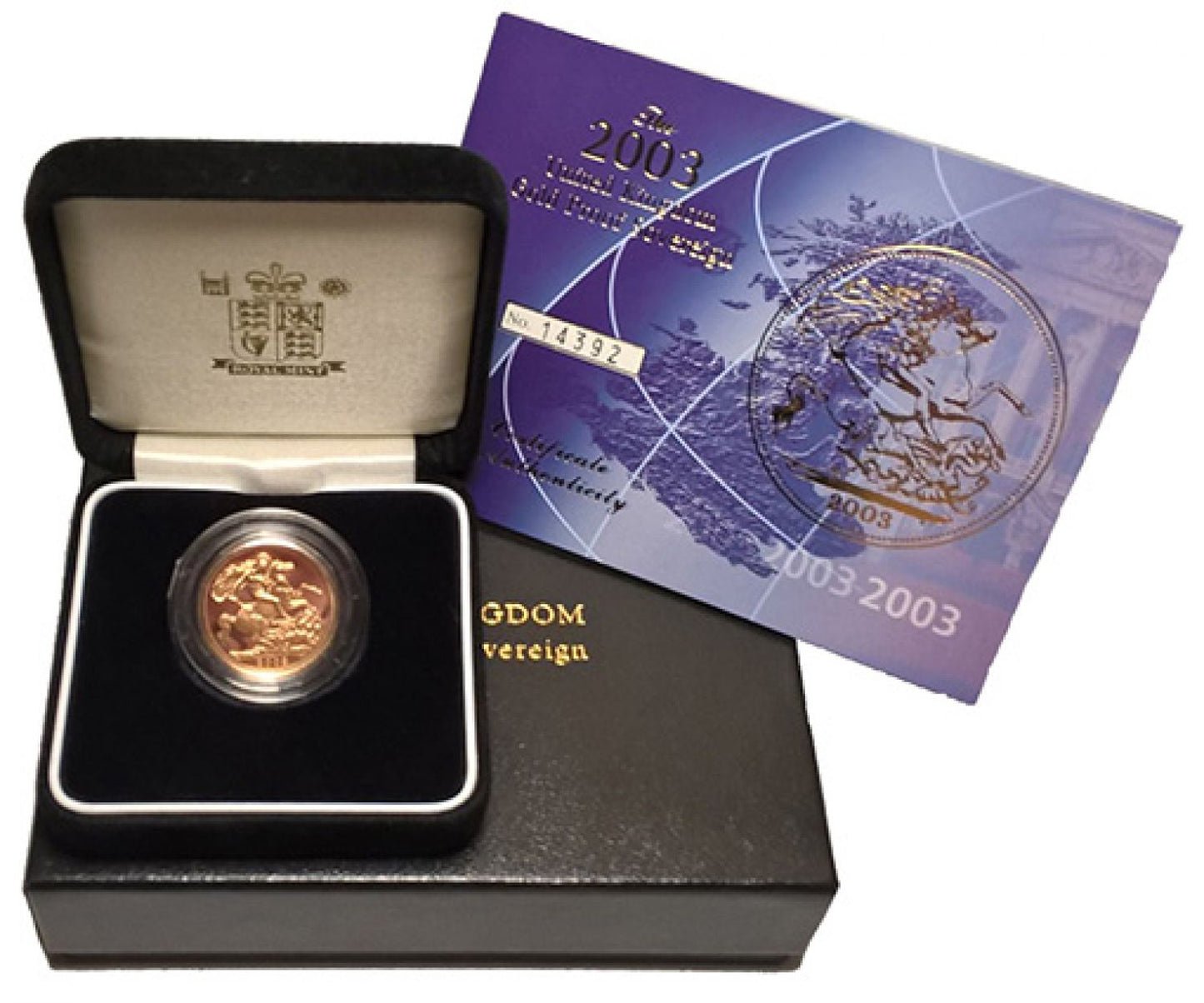 Elizabeth II 2003 proof Sovereign