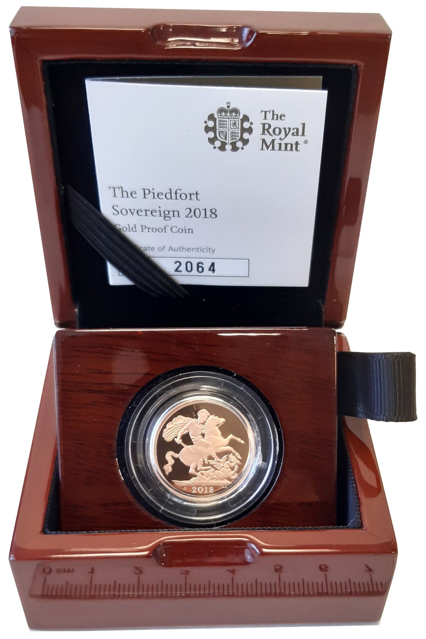 Elizabeth II 2018 proof piedfort Sovereign
