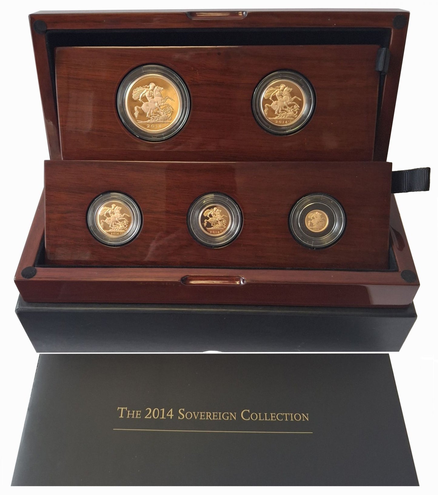 Elizabeth II 2014 5-coin proof Set, very low mintage