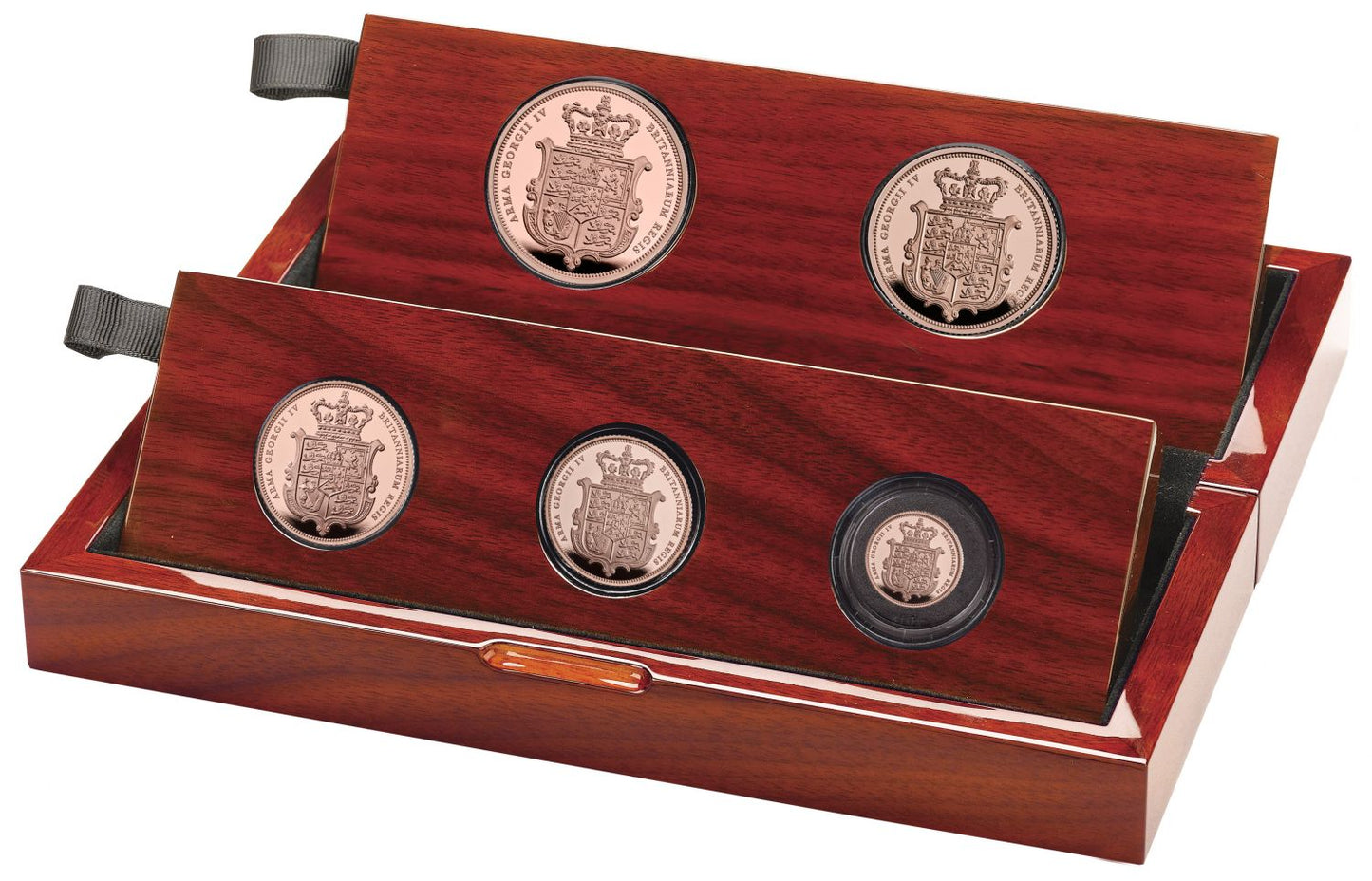 *Charles III 2025 gold proof 5-coin Set PF70 FDI, Merlen Shield design