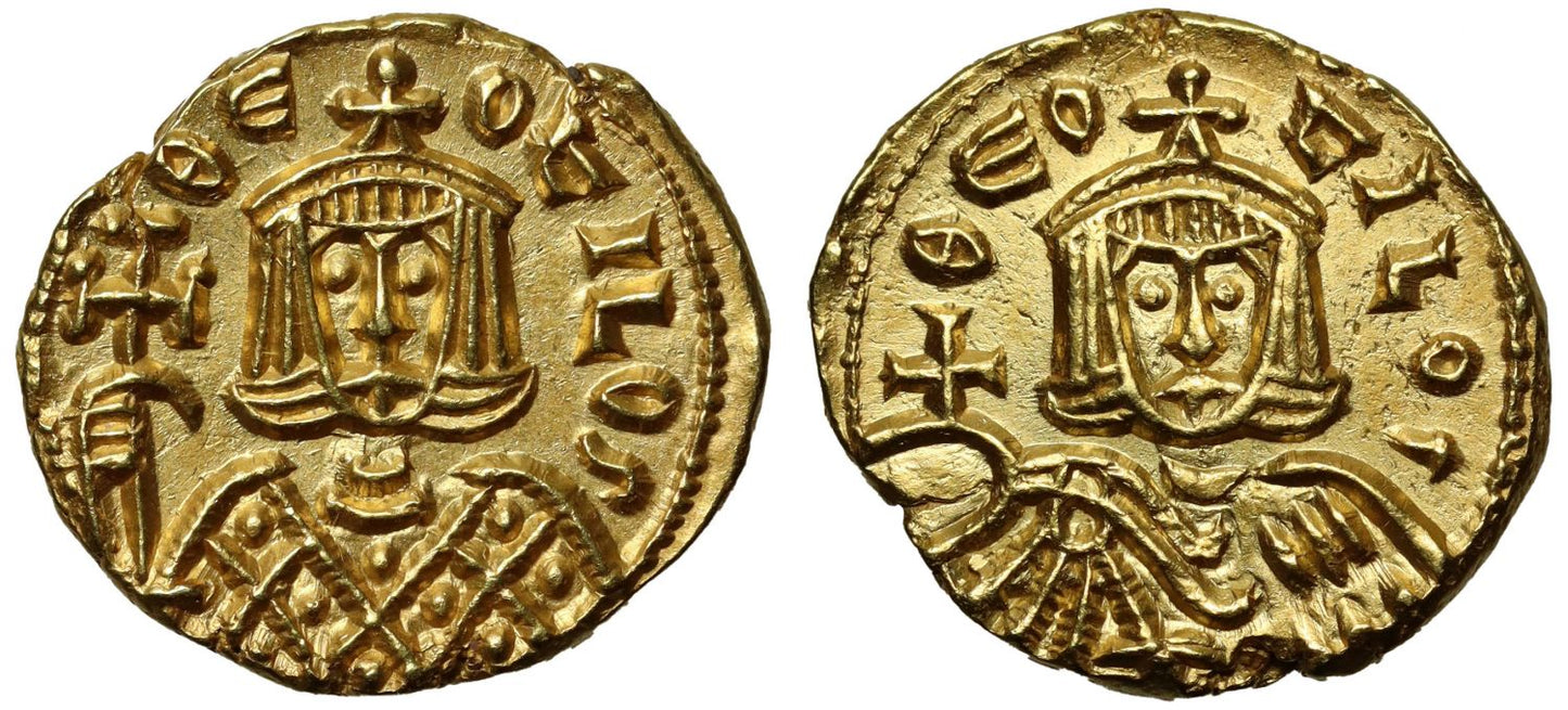 Theophilus, Gold Solidus, Syracuse.
