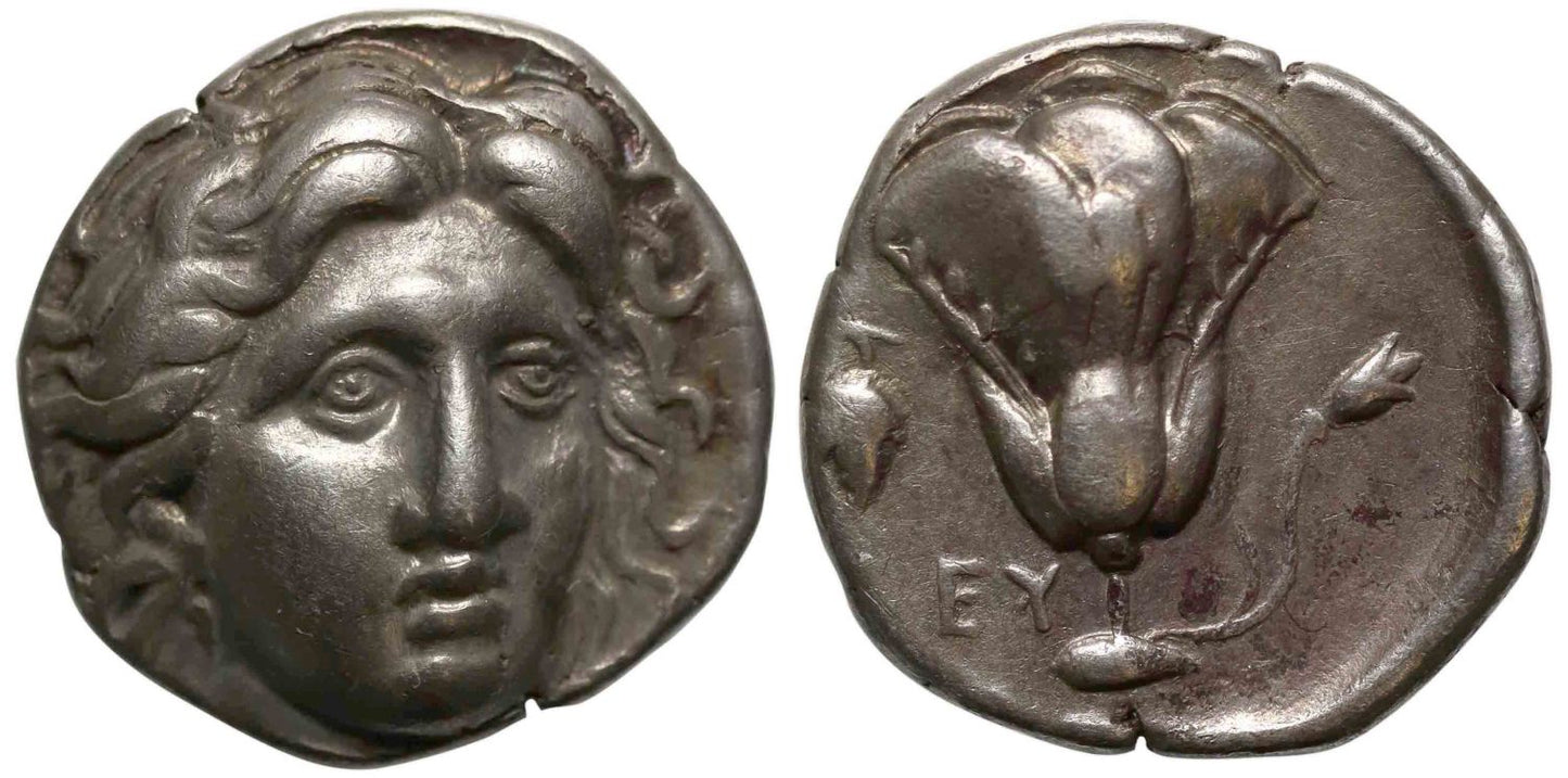 Rhodes, Silver Didrachm, c. 305-275 BC, CH VF 4/5 4/5.