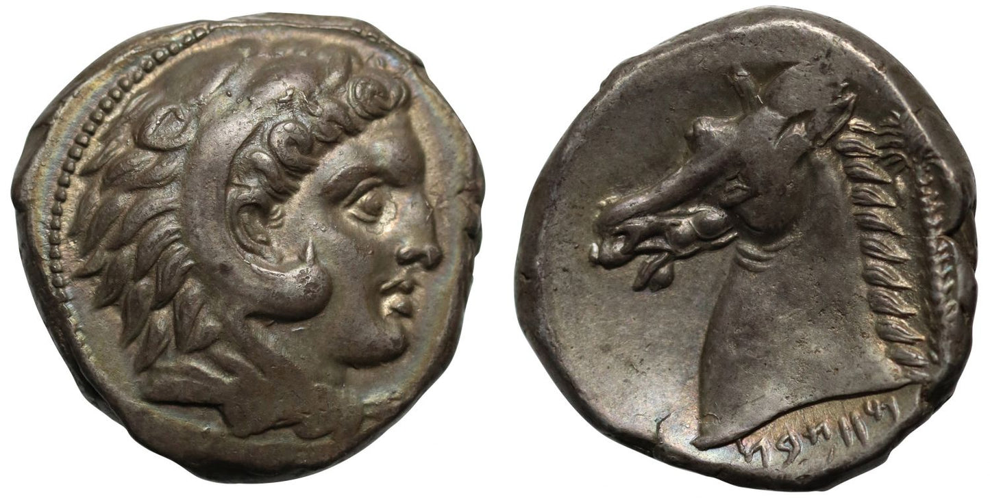 Sicily, Entella, Silver Tetradrachm, NCG Ch XF 4/5 4/5.