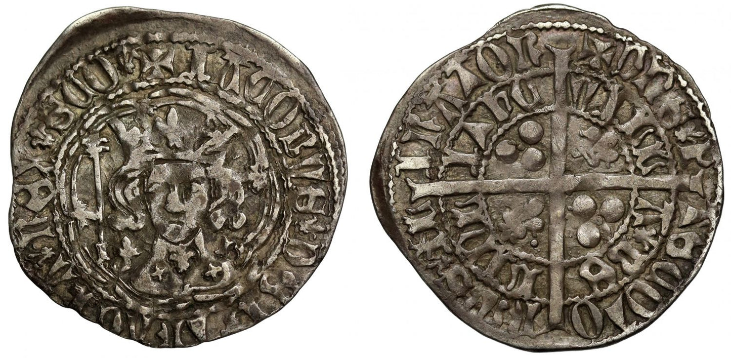 Scotland, James I Groat, Linlithgow, fleur de lis issue, very rare