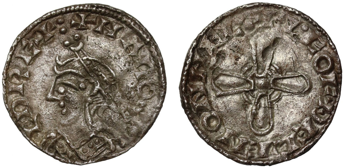 Harold I Penny, Jewel Cross type, Malmesbury, Leofdegen, ex Roger Box
