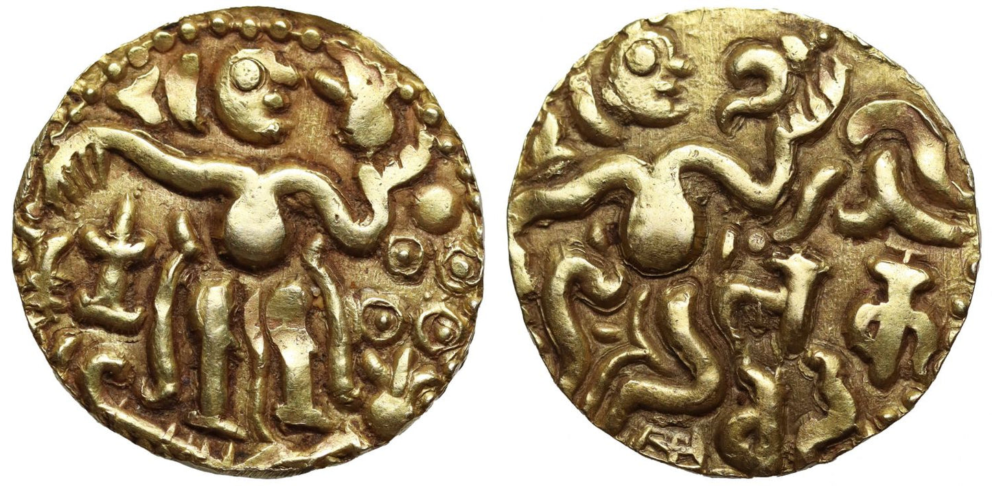 Sri Lanka / Southern India, (c. 960-1214), anonymous gold Kahavanu.