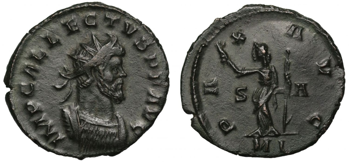Romano-British Interest, Allectus, AE Antoninianus, Pax.