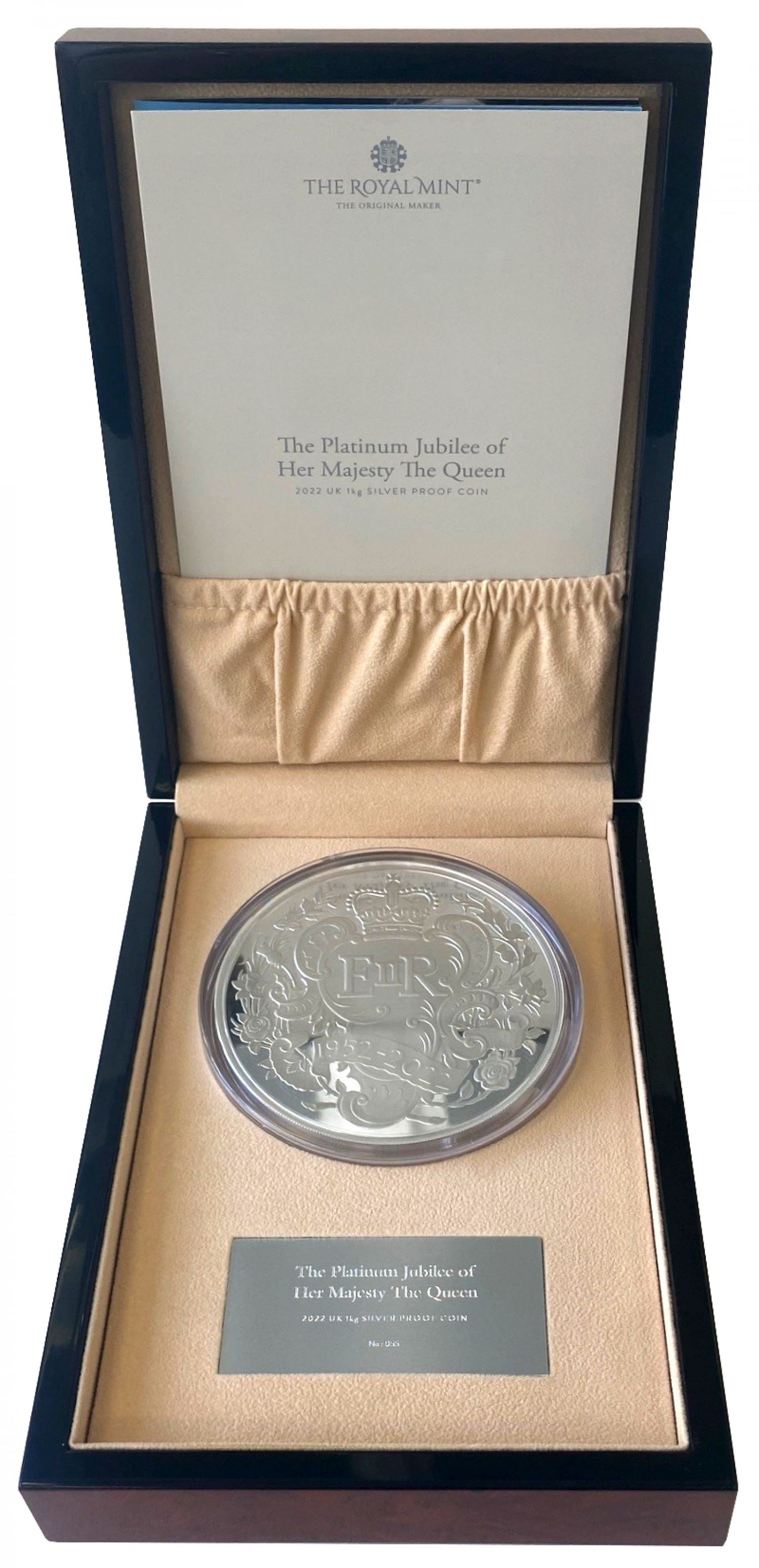 Elizabeth II 2022 silver proof 1-Kilo Platinum Jubilee