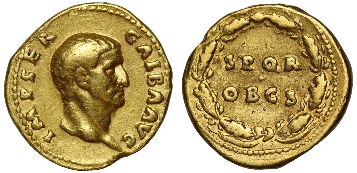 Galba, Gold Aureus.