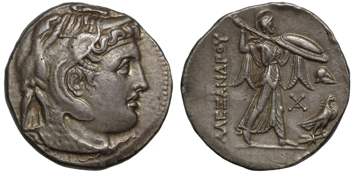 Ptolemaic Egypt, Ptolemy I, Tetradrachm with portrait of Alexander the Great.