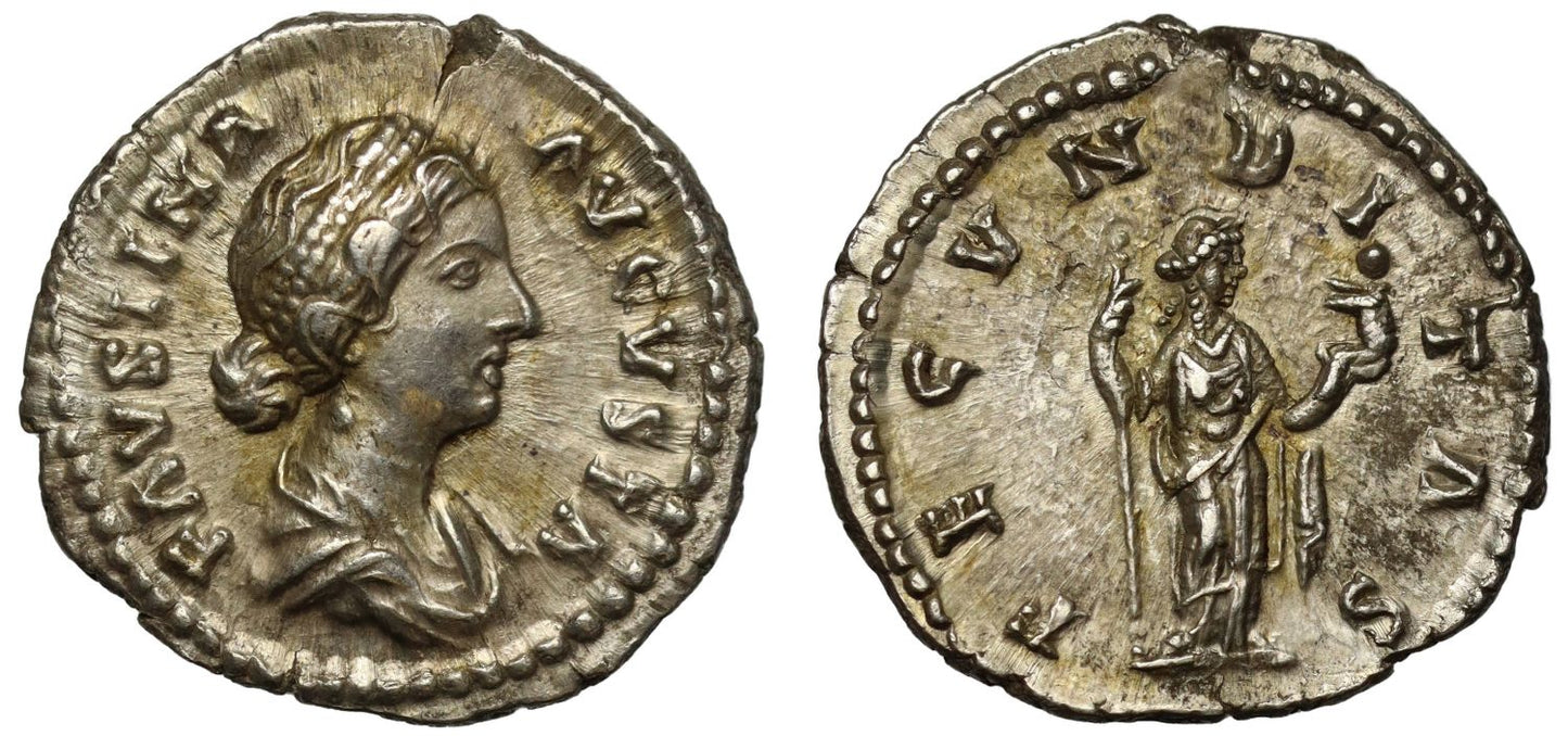 Faustina Junior, Silver Denarius, Fecunditas.