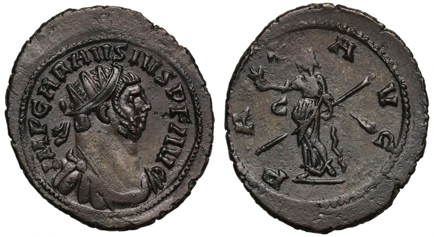Carausius (AD 286-293), Æ Antoninianus, C Mint, Pax, ex Lyne