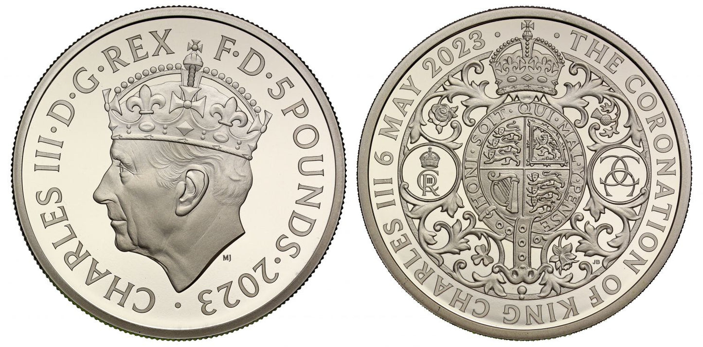 Charles III 2023 silver proof 2oz Coronation PF70 UCAM