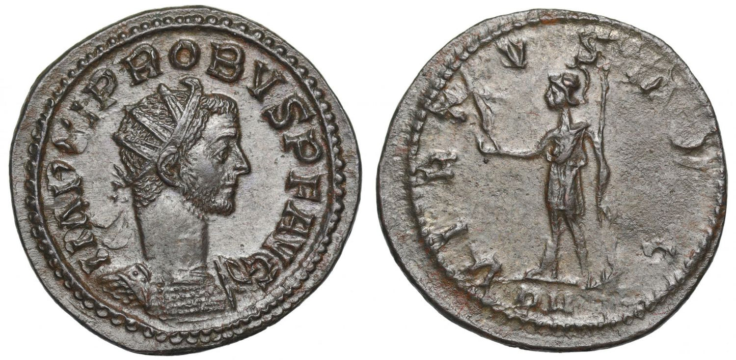 Probus (AD 276-282), Æ Antoninianus, Virtus.